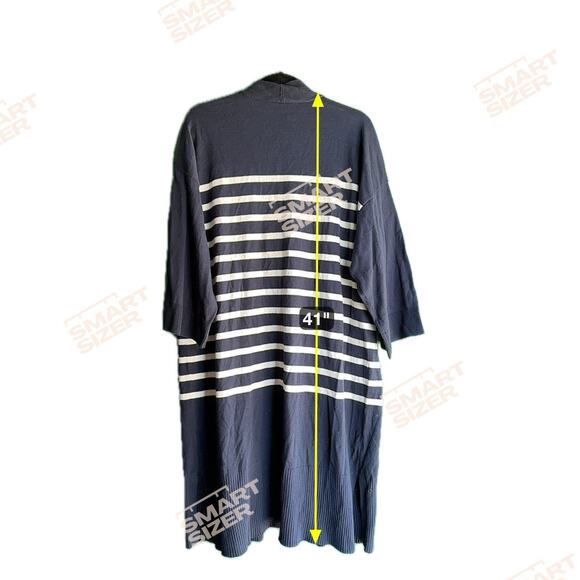 LOFT XL NWT 100% Cotton Long Sleeve Open Lightweight Cardigan Size XL - Picture 5 of 10